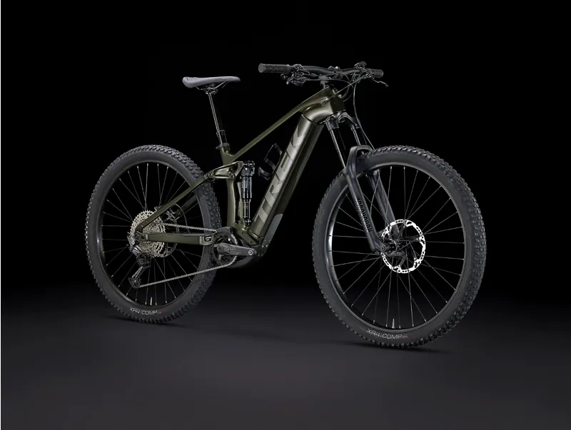 Trek Rail 9.5 Gen 4 Full Suspension Electric Mountain Bike 2025 in Black Olive-1